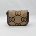 Gucci Horsebit Mini Web Camel Ebony New Acero Gold Hardware