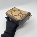 Gucci Horsebit Mini Web Camel Ebony New Acero Gold Hardware