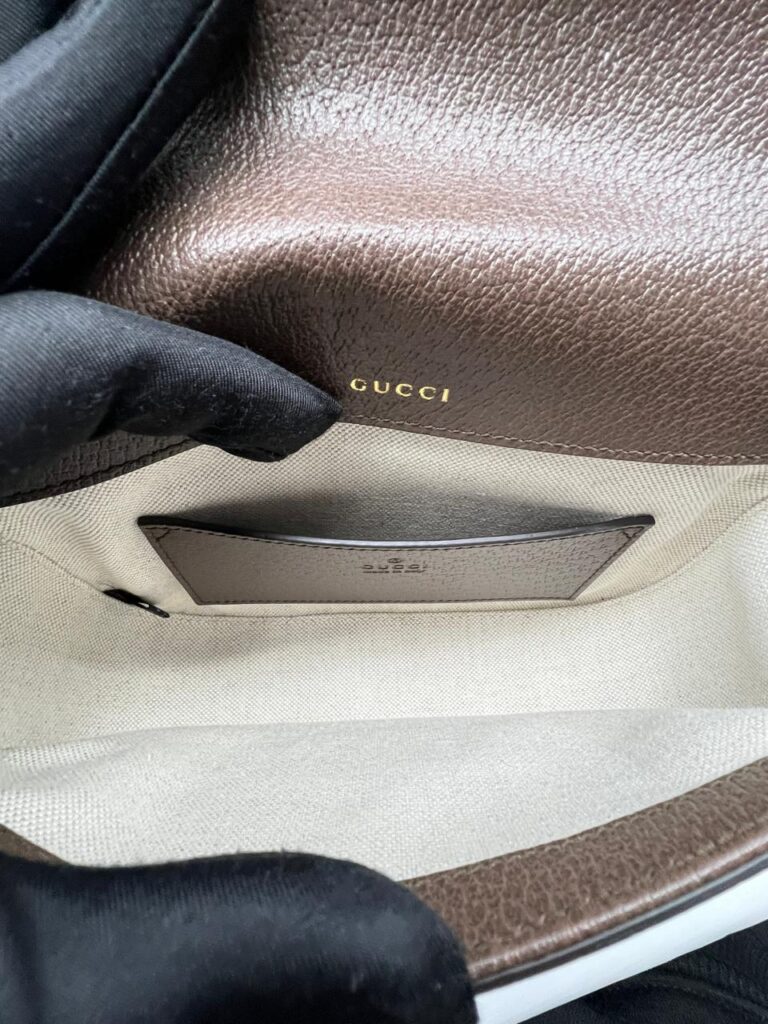 Gucci Horsebit Mini Web Camel Ebony New Acero Gold Hardware