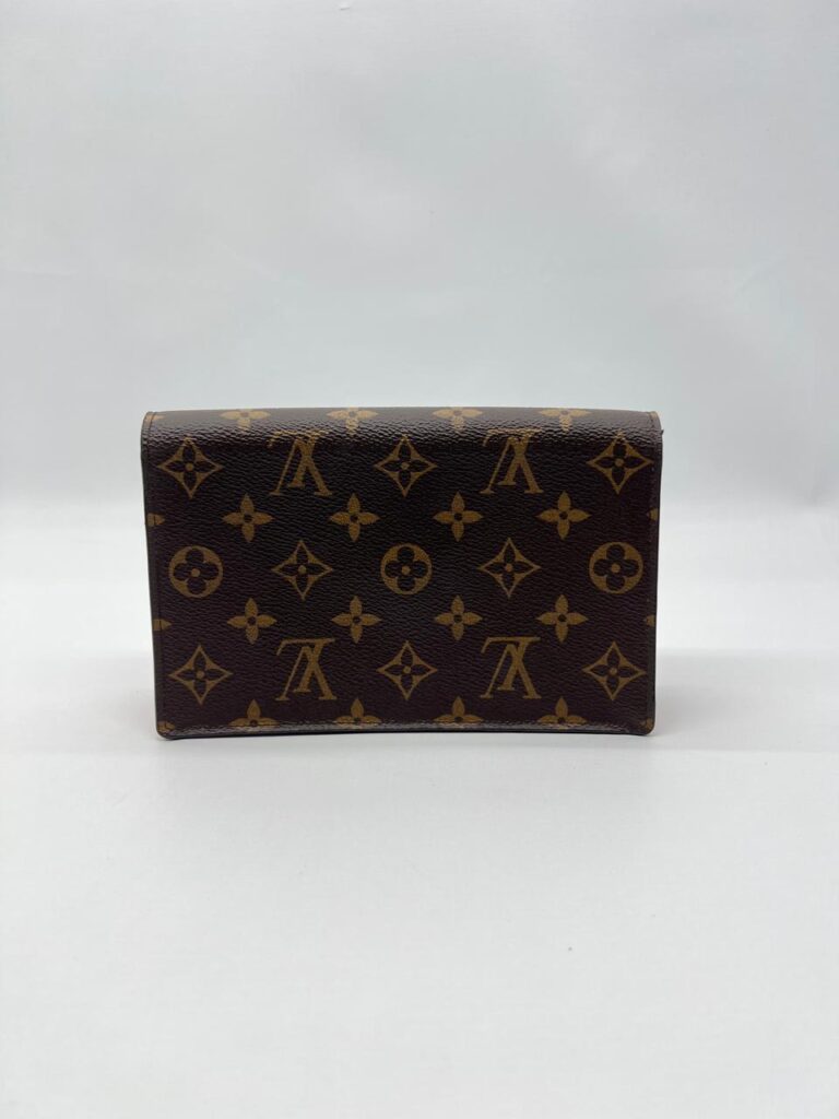 Louis Vuitton Flore Chain Wallet Monogram Rose Ballerine