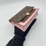 Louis Vuitton Flore Chain Wallet Monogram Rose Ballerine