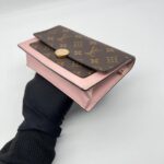 Louis Vuitton Flore Chain Wallet Monogram Rose Ballerine
