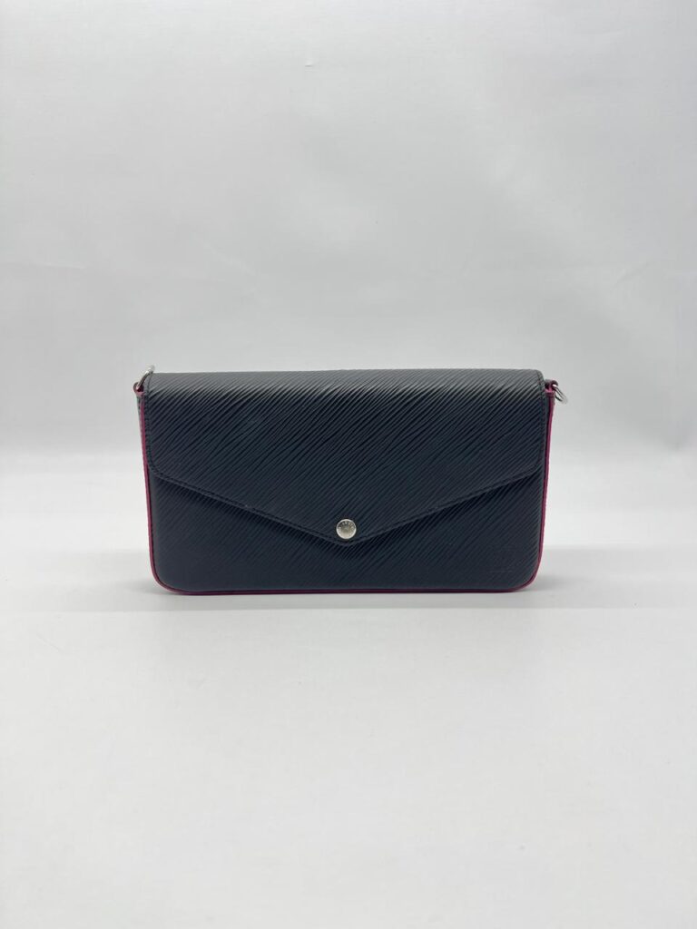 Louis Vuitton Pochette Félicie GM Epi Black Pink