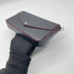 Louis Vuitton Pochette Félicie GM Epi Black Pink