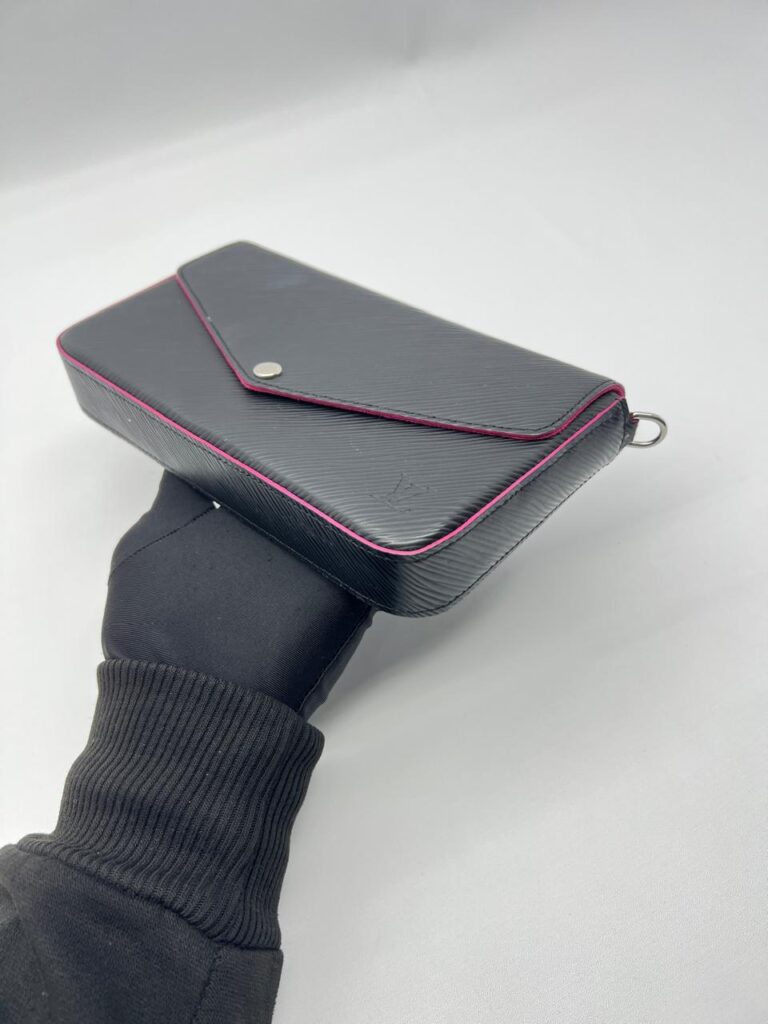 Louis Vuitton Pochette Félicie GM Epi Black Pink