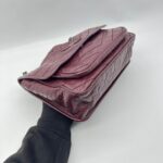 Saint Laurent Niki Medium Calfskin Burgundy Ruthenium Hardware