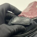 Saint Laurent Niki Medium Calfskin Burgundy Ruthenium Hardware