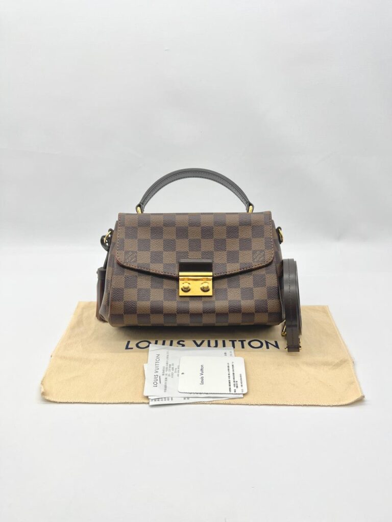Louis Vuitton Croisette Damier Ebene Gold Hardware