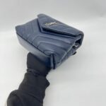 Saint Laurent Lou Loy Toy Lambskin Navy Silver Hardware