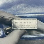 Saint Laurent Lou Loy Toy Lambskin Navy Silver Hardware