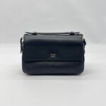 Fendi Double Baguette Studded Micro Black Gold Hardware