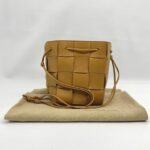 Bottega Veneta Small Cassette Bucket Camel