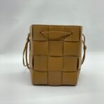 Bottega Veneta Small Cassette Bucket Camel