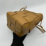 Bottega Veneta Small Cassette Bucket Camel