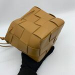 Bottega Veneta Small Cassette Bucket Camel