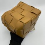 Bottega Veneta Small Cassette Bucket Camel