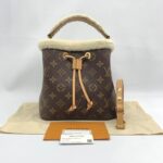 Louis Vuitton Neo Noe BB Monogram Shearling Cozygram With Chip