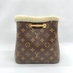 Louis Vuitton Neo Noe BB Monogram Shearling Cozygram With Chip