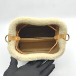 Louis Vuitton Neo Noe BB Monogram Shearling Cozygram With Chip