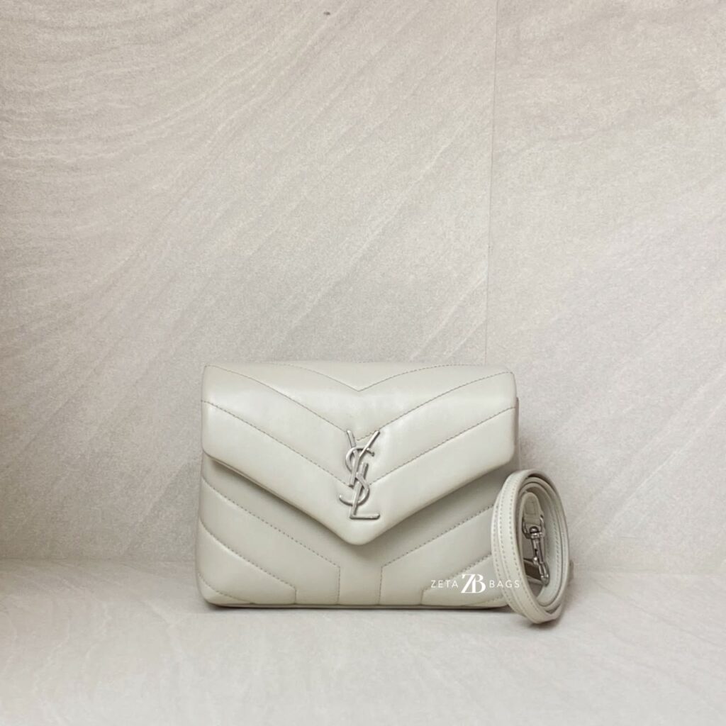 Saint Laurent Lou Lou Toy Light Khaki SHW