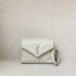 Saint Laurent Lou Lou Toy Light Khaki SHW