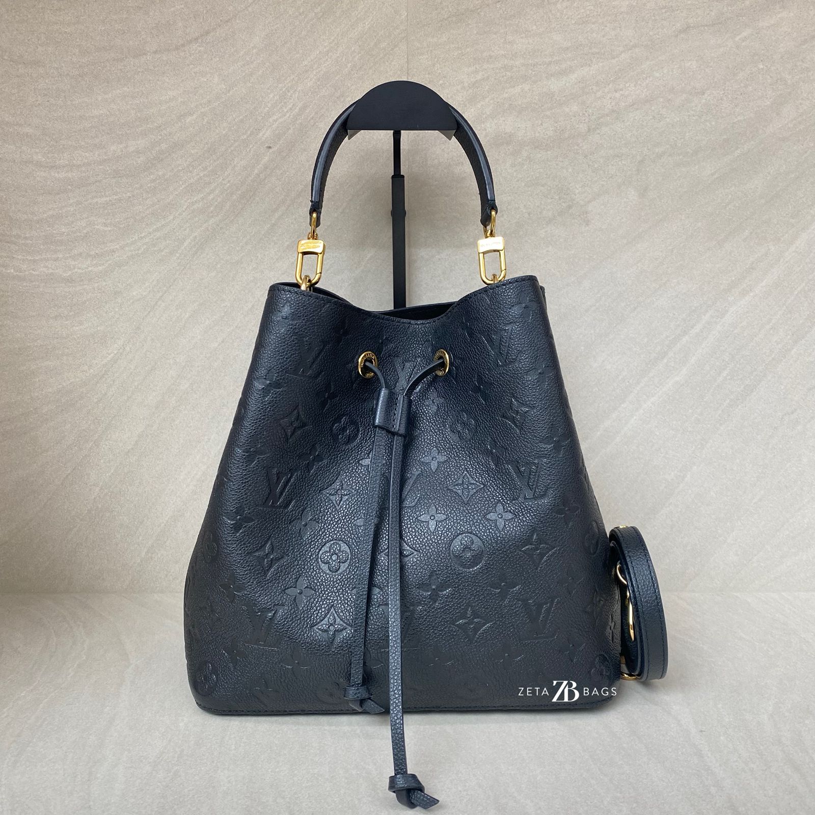 Louis Vuitton Neo Noe MM Monogram Empriente Black