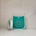 Hermes Neo Evelyne 16 Officier Canvas Swift Menthe/Vert Fizz SHW
