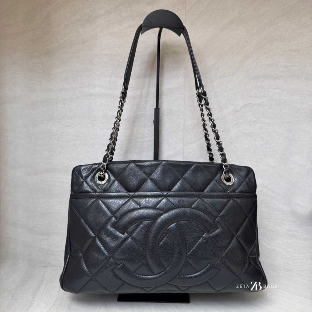 Chanel Timeless CC Tote Caviar Black SHW