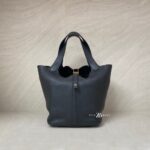 Hermes Picotin 22 Celemence Noir GHW