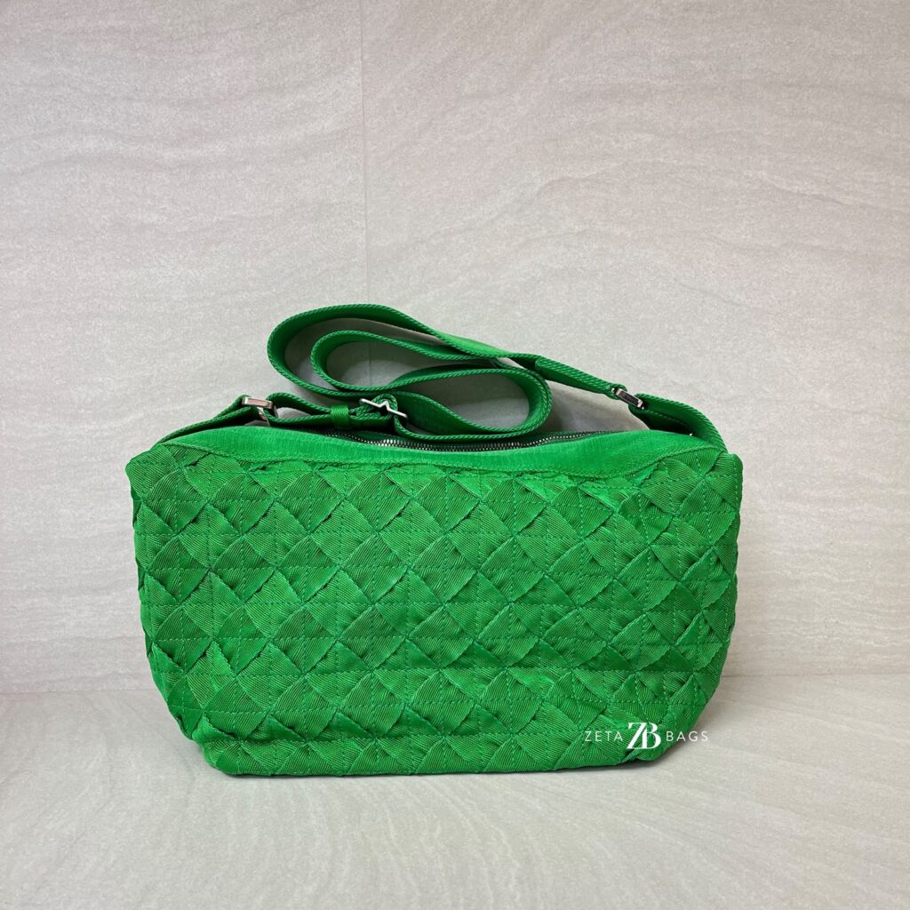 Bottega Veneta Webbing Crossbody Green SHW