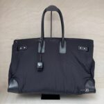 Prada 48H Sac De Jour Duffle Bag Nylon Black SHW
