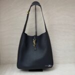 Saint Laurent Le 5 A 7 Supple Large Black GHW