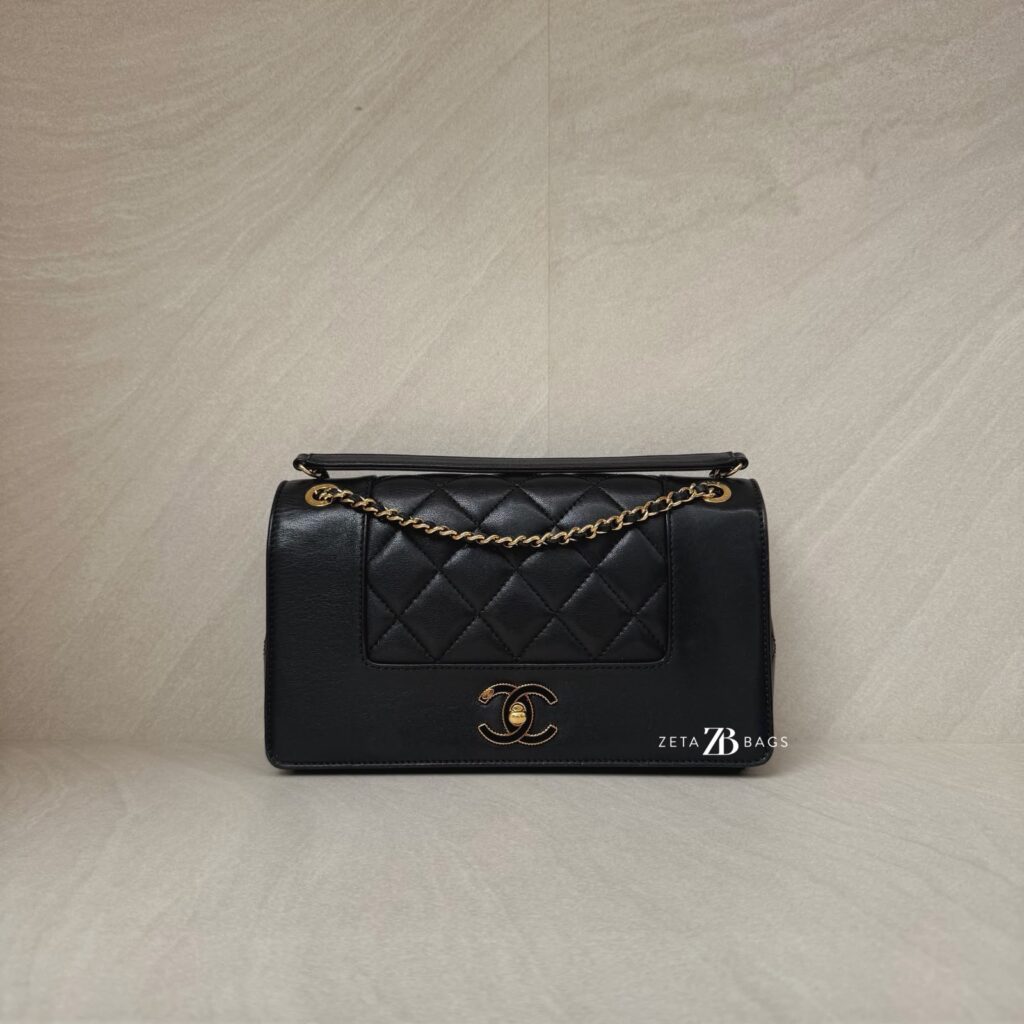 Chanel Mademoiselle Flap Black GHW