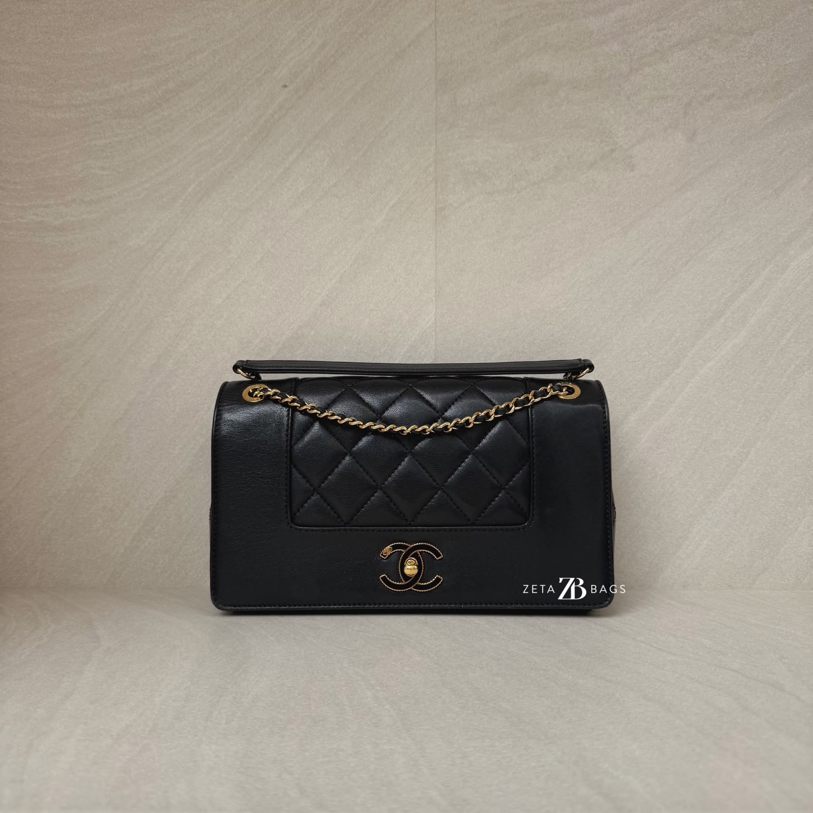 Chanel Mademoiselle Flap Black GHW