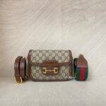 Gucci Horsebit GG Supreme Brown GHW
