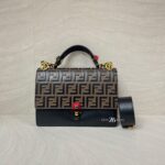 Fendi Kan I Black Brown FF GHW