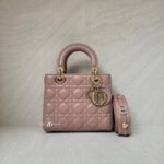 Dior Lady Dior Small Nude GHW