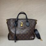 Louis Vuitton Flower Zip Tote MM Monogram Noir GHW