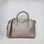 Givenchy Small Antigona Grained Taupe SHW