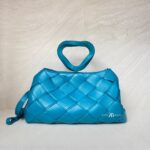 Bottega Veneta Grasp Top Handle Intrecciato Green