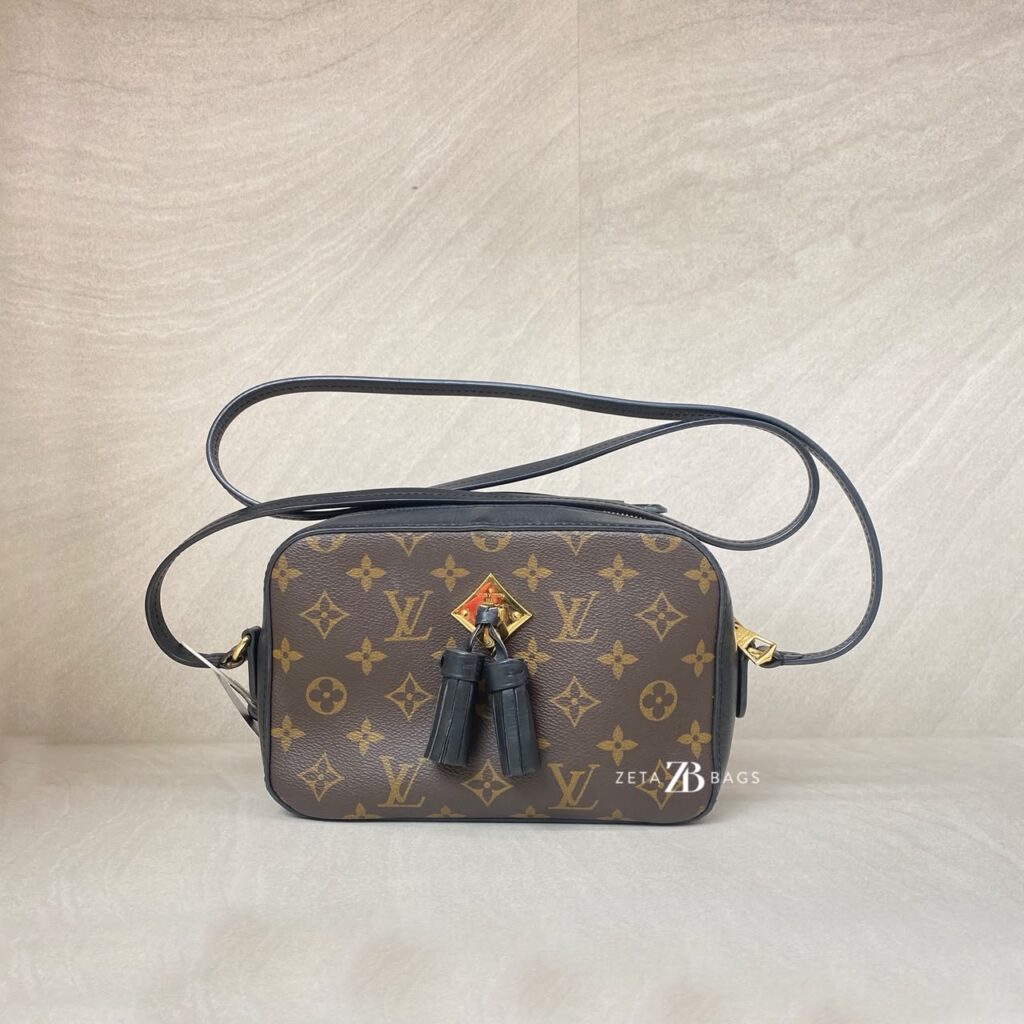 Louis Vuitton Saintonge Monogram Black GHW