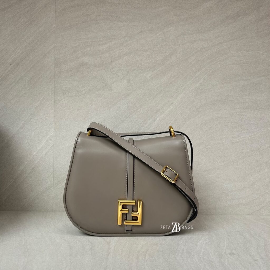 Fendi C’mon Medium Bag Tortora GHW