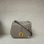 Fendi C’mon Medium Bag Tortora GHW