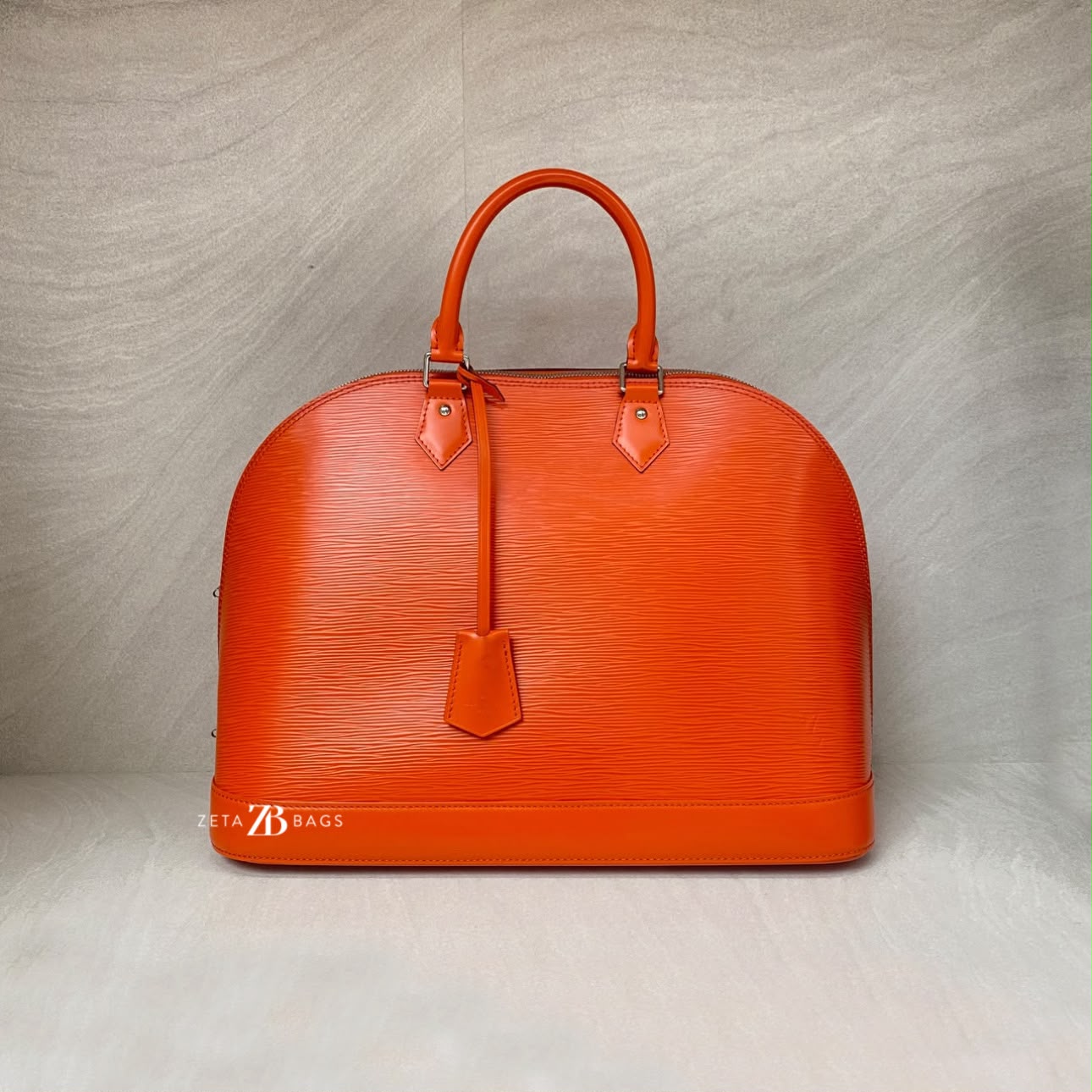 Louis Vuitton Alma GM Piment Epi Orange SHW