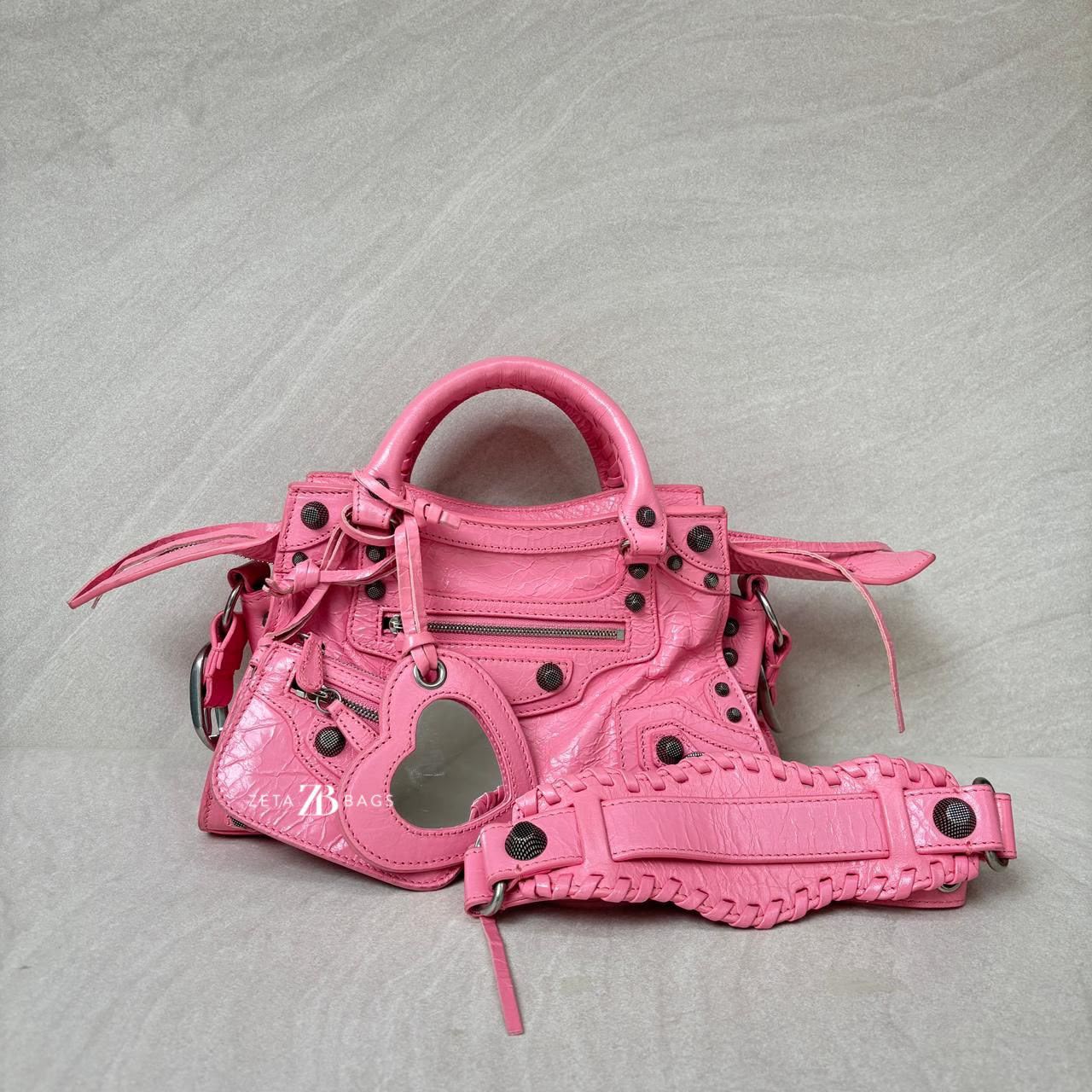 Balenciaga Neo Cagole XS Agneau Pink SHW