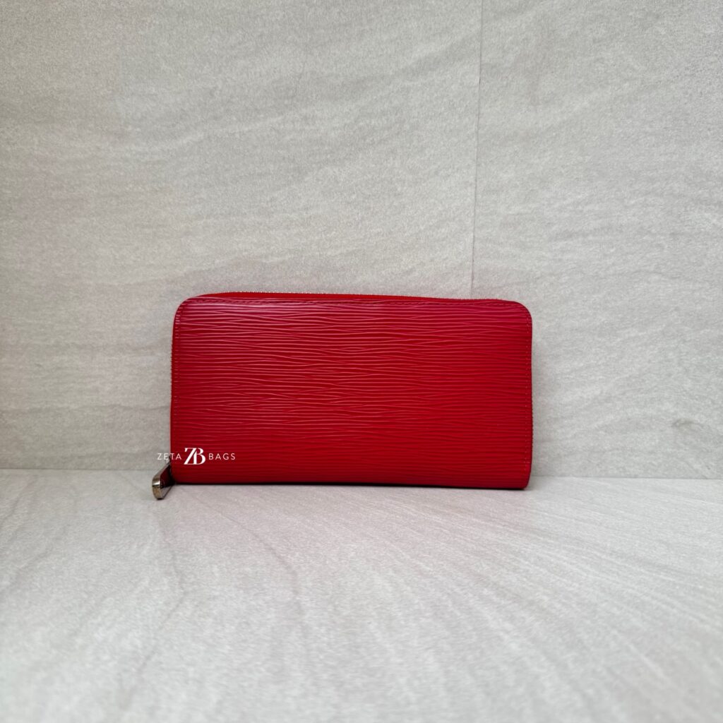 Louis Vuitton Zippy Wallet Epi Red SHW