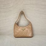 Prada Re-Edition Quilted Nylon Nude GHW