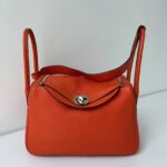 Hermes Lindy 26 Feu Clemence Palladium Hardware