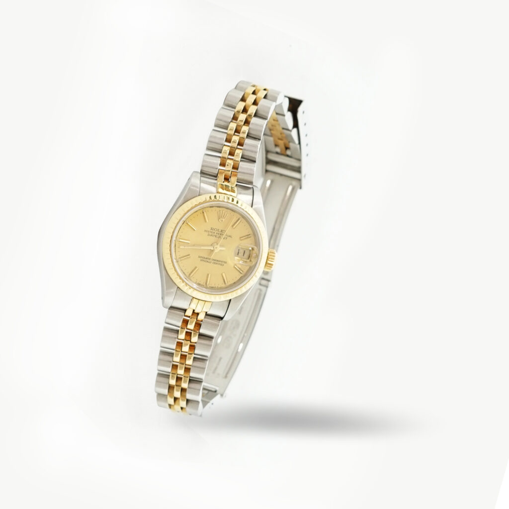 Rolex Lady Datejust Oyster Gold Silver