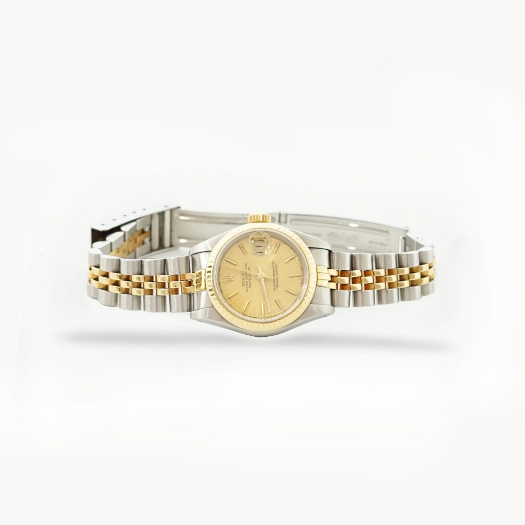 Rolex Lady Datejust Oyster Gold Silver